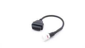 For Yamaha 3PIN 4PIN To OBDII 16Pin OBD2 Connector Plug Adapter 4 Pin 3 Pin Motorcycle OBD 2 Extension Cable Diagnostic Tool