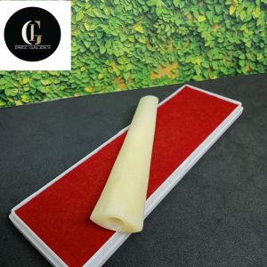 once pipa tulang sapi motif oval U5