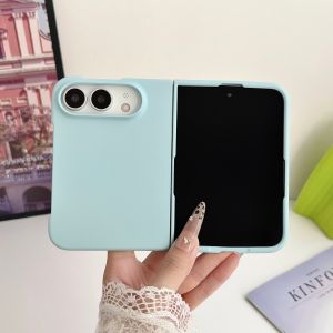 szhaiyu | Matte Candy Color Hard PC Phone Case for IPhone Duo Fold Silky Skin Feel Bumper Shockproof Back Cover for IPhone 18 Duo