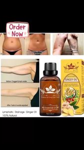 Lymphatic Drainage Ginger Oil 30ml 生姜精油Srttan Ginger Slimming Essential Oil Massage Minyak Urut Halia Badan Bersalin
