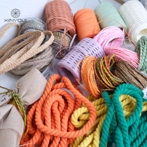 [Xinyou] Dragon Boat Festival Color Thick Twisted String Paper String Cotton and Hemp Rope Gift Strap Gift Box Decoration Handmade DIY Thread