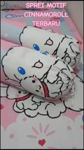 SPREI KARAKTER CINNAMOROLL UK 180X200 KING DAN 120X200 SINGLE // SPREI CINAMONROLL