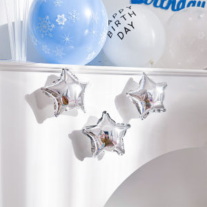 Cartoon Frozen Theme Balloons Elsa Princess KT Board Stand Birthday Decoration Scene Props Path Indicators Event Supplies