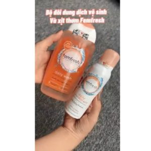 Dung dịch vệ sinh phụ nữ Femfresh Intimate Skin Care Daily Intimate Wash 150ml 250ml Màu cam hồng xanh trắng xám dùng hàng ngày - Shop Hong1008