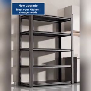 METAL SHELF BOLTLESS Multipurpose Shelving Unit Book Storage Shelf Display Shelf Household Shelf Warehouse Storage Laminated Plate Thickened Angle Steel Warehouse Shelf