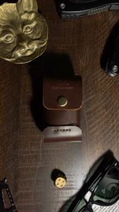 Slick Leather - Top Grain Golf Ball Case