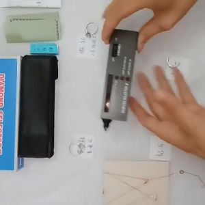 1PCS แบบพกพาเพชรเครื่องทดสอบอัญมณีช่างทําเครื่องประดับเครื่องมือชุด