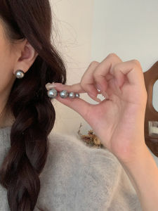 Feverins Pearl Imitation Earrings Womens Ear Cuff Mosquito Coil Tray Ear Hole Unique Simple Versatile Ear Jewelry