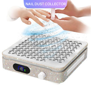 Brushless Powerful Nail Dust Collector Strong Suction Nail Vacuum Cleaner With Remove Filter Low Noise Manicure Dust Collector