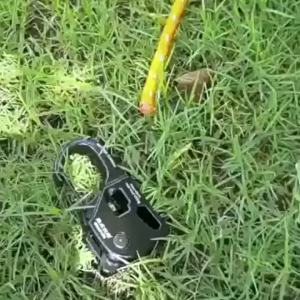 Tent Rope Tensioner Aluminum Alloy Lightweight Rustproof Durable Cord Adjuster for Camping Hiking Outdoor Canopy & Tent Security