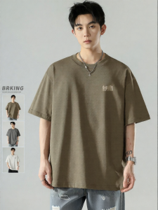 Wood soon | Round Neck Short Sleeve Loose Summer T-Shirt Quick-Dry and Cooling