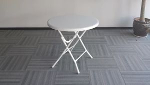 HDPE Plastic Banquet Round Folding Tables For Restaurant Products Round Table Plastic Folding Portable