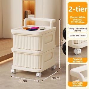 evesigar | Multi-Layer Movable Drawer Style Storage Cabinet