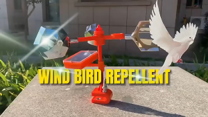 Solar energy Ultrasonic bird repellent straw bird repellent garden bird repellent