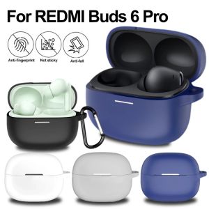 Bluetooth Earphone Case Cover for Redmi Buds 6 Pro 6PRO Soft Silicone Anti Scratch Protector Shell Headphone Accessories