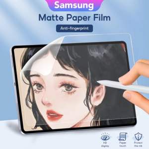 For Samsung Tab S11 S10 Lite A11 A11+ Drawing Paper Like Fell Matte Film for Samsung Galaxy Tab S10+ A9 A9+ S9 FE S9+ S8 S10 Ultra S8+ S7 Fe Plus S7+ A7 S6 Lite A 10.4 8.0 A8 2021 10.5 inch Screen Protector