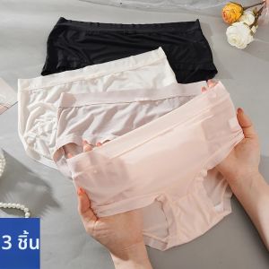 3 ชิ้น/ล็อตผู้หญิงตาข่ายกางเกงไม่มีรอยต่อสีทึบ Hollow OUT ชุดชั้นใน Ultrathin Intimates ชุดชั้นในเซ็กซี่กางเกง