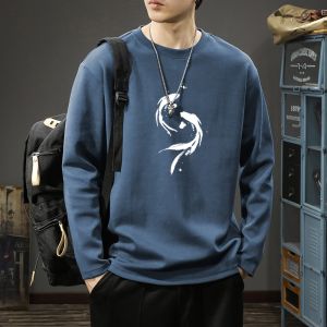 JIANMUJI | Cotton Long Sleeve T-Shirt 260g