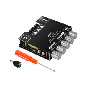 ZK-MT21 Bluetooth 5.0 2.1 Channel Amplifier Board 50W×2+100W Subwoofer AMP CS8673E Audio Stereo Power AMP with Bass & AUX Input