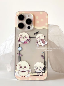 Ultra-Cute Chiikawa Sea Otter Master Photo Phone Case Compatible with 14 15Plus 16ProMax Dustproof TPU Protective Cover