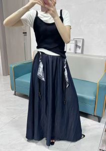 Striated Shirt and Skirt Suit Female 2025 Spring Autumn Fashion Slim Fit Luxury