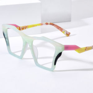 HEPIDEM Acetate Glasses Frame Women 2025 New Oversize Big Frames Cat Eye Eyeglasses Female Fashion Famous Brand Designer Cateye Spectacles Eyewear 9360