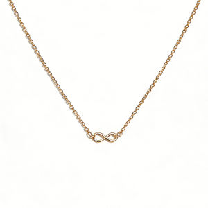 Dainty Stainless Steel Infinity Symbol Pendant Necklace For Women Minimalist Jewelry Accessories