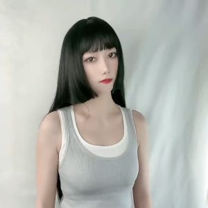 Wig Full Long Straight Womens Rambut Palsu Panjang 70CM / Wig Rambut Wanita Lurus