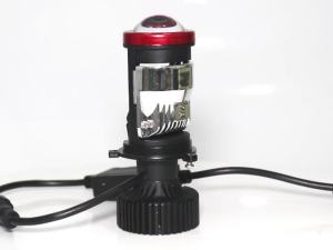 2pcs H4 Canbus LED Headlight Mini Lens Projector Bulb 6000k 30000LM High Low Beam Turbo Fan 9003 LED Light Lamp For Car/Motor