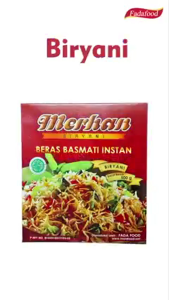 Merhan Original 500 gram varian Briyani Mandhi Kabuli Kabsah - Paket Beras Basmati dan Bumbu