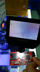 READY Taffware Mikroskop Digital Mesin Kaca Pembesar servis hp Elektronik Zoom 600X LCD 4.3 Inch