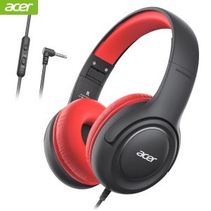 Acer | Acer ChildrenS Headphone Wired for School 85/94dB Volume Limiter Foldable Stereo Sound Headset for Kids Learning Tablet IPad PC