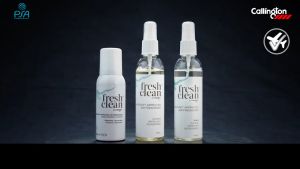 Callington Fresh & Clean Aircraft Air Freshener 3-in-1 Sanitizer + Deodorizer + Purifier (150 ml - Lemon Citrus) Long Lasting Spray Aromatherapy House Home Room Car Toilet Pewangi Penyegar Udara Pesawat Kapal Terbang Rumah Bilik Tandas Kereta Tahan Lama