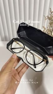 kacamata cat eye frame 11916 minus photocromic bluecromic korea style viral termurah