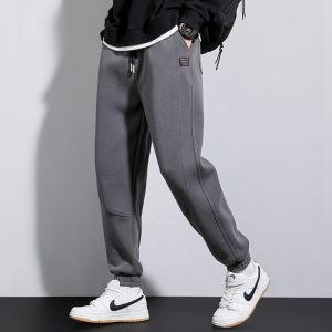 ROMON | Loose Elastic Sports Pants For Men Spring Autumn Style Teenage Long Trousers Summer Casual Loose Fit Drawstring Sweatpants