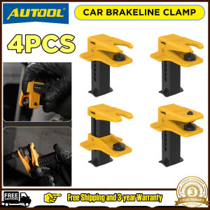 AUTOOL Kẹp ống dầu phanh 4 cái – Bộ nút chặn ống phanh chống rò rỉ ngăn dầu phanh tràn phù hợp với đầu banjo 3/8" 5/16" 1/2" Bộ dụng cụ sửa chữa phớt piston phanh ô tô và xe máy