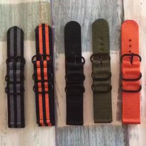 18mm 20mm 22mm 24mm Nylon Weaves Watch Strap Replacement for Universal Sport Waterproof Watch Bracelet Accessories with Tool