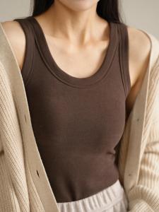 เสื้อกั๊กหนังหนาสำหรับผู้หญิง เสื้อคลุมหนา เสื้อกั๊กหนังเล็ก 300 กรัม คลุมแขน สายเดี่ยว กางเกงขายาวฤดูใบไม้ร่วง/ฤดูหนาว เสื้อคลุมกันหนาวแบบลำลอง