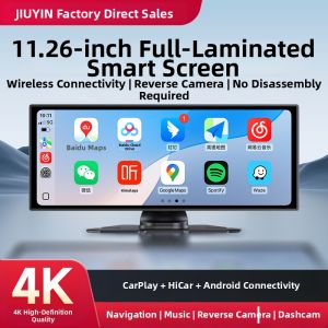 JIUYIN | Wireless Carplay Navigation Recorder Hicar Smart Screen Portable Car Device