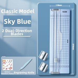 deli | Multifunctional Small 3 in 1 Paper Cutter