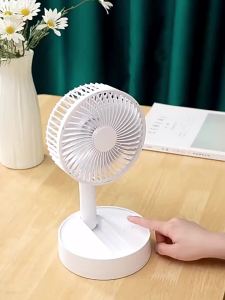 Quạt Bàn USB Có Thể Gập Lại 4 Tốc Độ Có Thể Điều Chỉnh Với Chức Năng Hẹn Giờ Quạt Làm Mát Mini Để Sử Dụng Trong Nhà/ngoài Trời Máy Điều Hòa Di Động Đầu Giường Người Bạn Đồng Hành