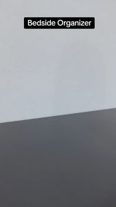 Bedside Caddy Organizer Bunk Bed Hanging Storage Shelf Basket with Hook Plastic Bedside Holder for Phone Glasses Bottle Accessories Bag