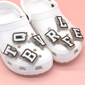 Đế Giày LED Sáng Màu Đen Trắng Cho Giày Đế Bằng Garden DIY Chất Liệu Nhựa Phụ Kiện Giày Dép Phụ Kiện Giày Dép