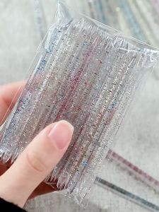 50/100 pieces reusable crystal wand double ended manicure cuticle pusher cuticle removal tool pedicure care nails fake manicure removal tool