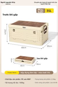The Primitive | Hộp Lưu Trữ Gấp Đa Năng Dùng Ngoài Trời