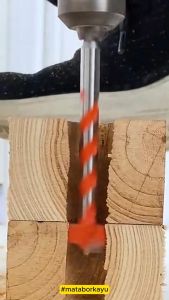 Mata Bor Kayu Pembuat Lubang 16mm-25mm Tajam Bahan Baja Kuat Anti Karat - 6508