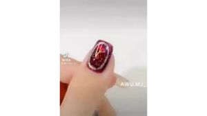 Gel Nhũ Hổ Phách Set 6 Màu Huaxi trang trí móng theo phong cách Hàn