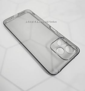 Ultra-Thin Transparent Silicone Phone Case for Redmi 12 Shock-Resistant Full-Coverage Lens Protection Simple Design Water-Proof Suitable for Men And Women