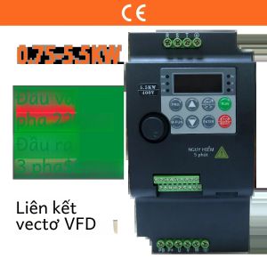 Bộ Chuyển Đổi Tần Số Biến Thiên 220V Sang 380V Biến Tần VFD 075KW-55KW Bộ Điều Khiển Tốc Độ Động Cơ Để Chuyển Đổi AC/AC 3 Pha