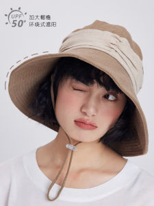 Handmade Hemp Folded Fisherman Hat Large Head Size Beach Sun Protection Womens Summer Coastal Area Shade Cap Cotton Country Style